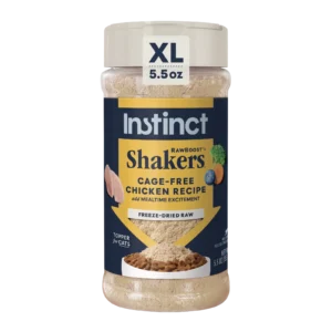 Instinct Raw Boost Shakers Cage-Free Chicken Freeze-Dried Cat Food Topper, 5.5oz