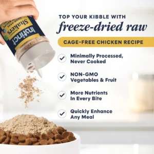 Alternative view of Instinct Raw Boost Shakers Cage-Free Chicken Freeze-Dried Cat Food Topper, 5.5oz