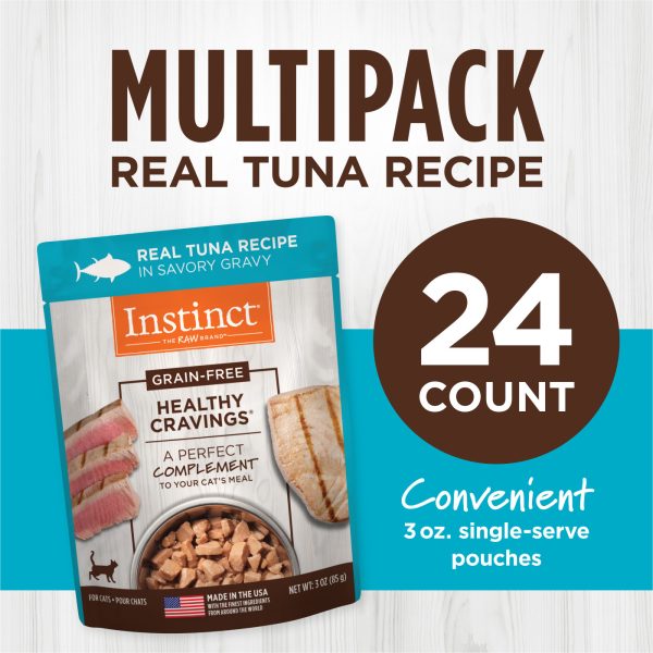 Instinct Healthy Cravings Grain-Free Real Tuna Recipe Wet Cat Food, 85g - Image 4