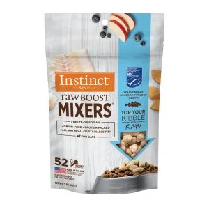Instinct Raw Boost Mixers Wild-Caught Alaskan Pollock Freeze-Dried Cat Food Topper, 5oz