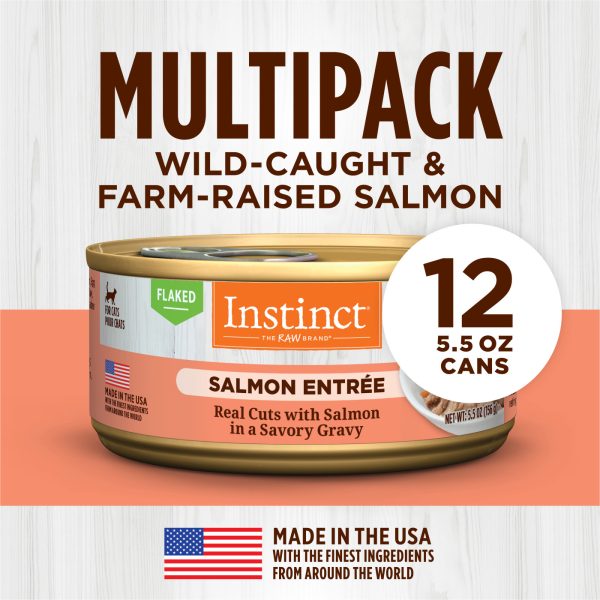 Instinct Salmon Entree Grain-Free Flaked Wet Cat Food, 85g - Image 5