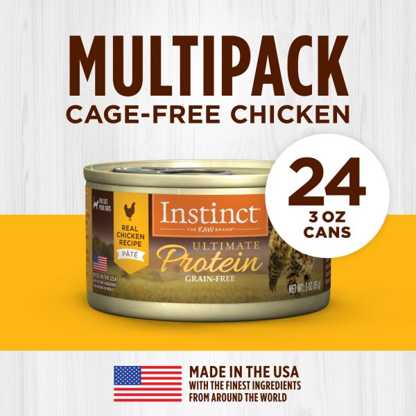 Instinct Ultimate Protein Real Chicken Grain-Free Pate Wet Cat Food, 85g - Image 5