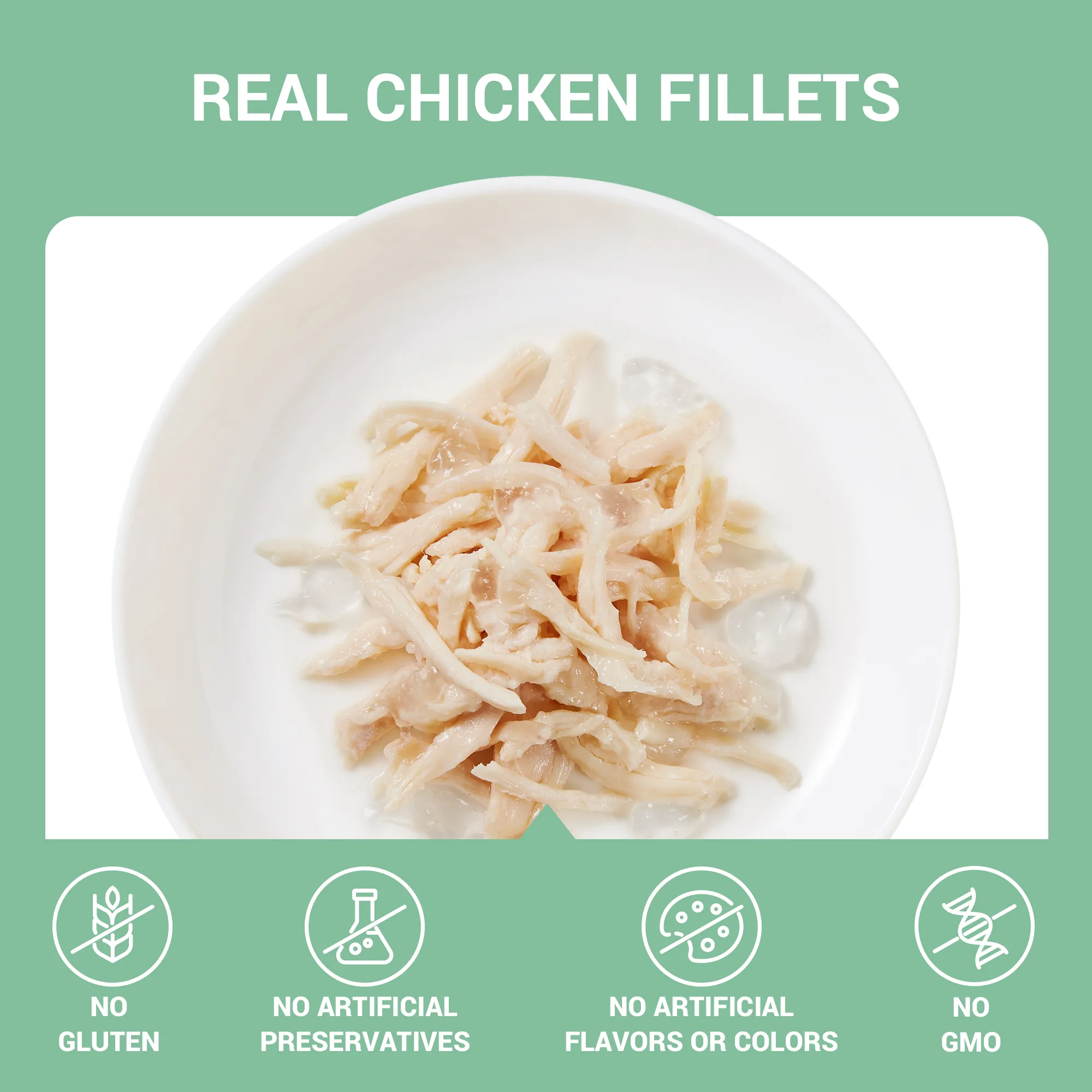 Schesir Chicken in Jelly Wet Cat Food, 70g - Image 2