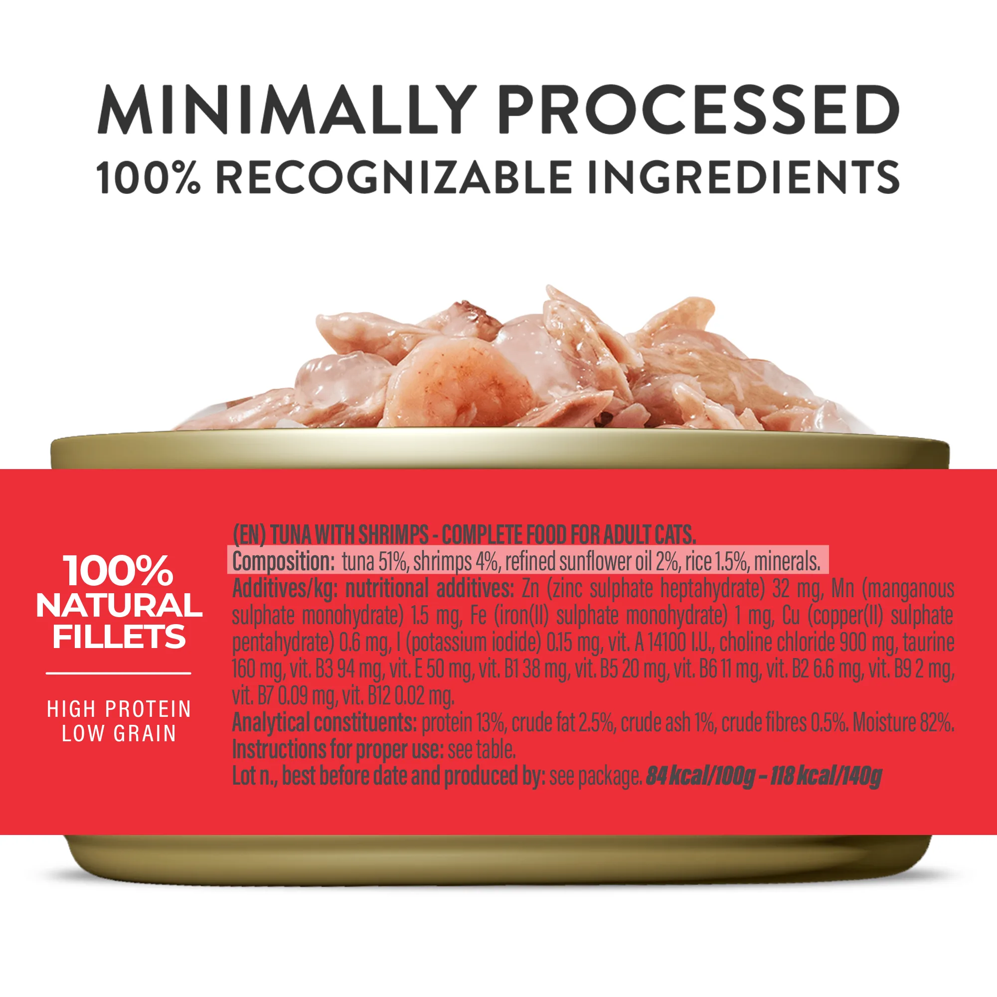 Schesir Complete Nutrition Tuna with Shrimps in Jelly Wet Cat Food, 140g - Image 2