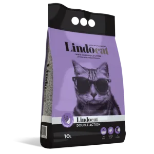 LindoCat White Bentonite Double Action Lavender Scented