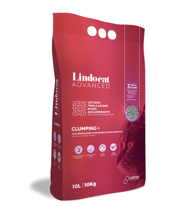 LindoCat Advanced Natural Bentonite Clumping + (Fragrance Free) 10L