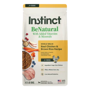 Instinct Be Natural Real Chicken & Brown Rice Dry Dog Food