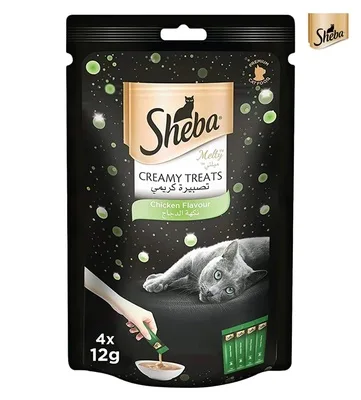 Sheba Melty Creamy Chicken Flavor Cat Treat, 48g