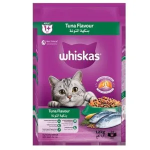 طعام القطط الجاف Whiskas بنكهة التونة