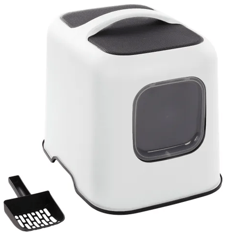 Flamingo Litter Box Trudy White