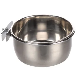 Flamingo Avaro Round Silver Feeding and drinking bowl