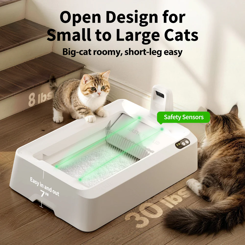 PetKit Purobot Crystal Duo Automatic Cat Litter Box with Camera - Image 2