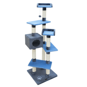 Fauna Mateus fancy Cat Tree, Blue/Beige