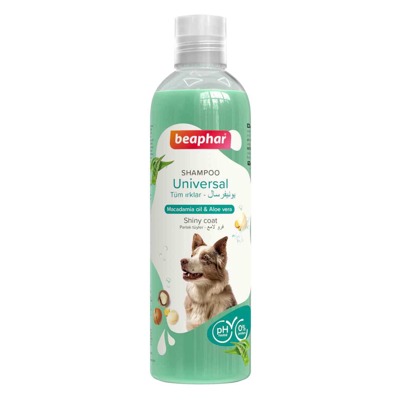 Beaphar Shampoo, Universal with Macadamia Oil & Aloe Vera, for Dogs, 250ml