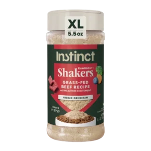 Instinct Raw Boost Shakers Grass-Fed Beef Freeze-Dried Dog Food Topper, 5.5oz