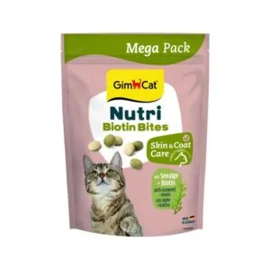 GimCat Nutri Biotin Bites Seealge Skin & Coat Cat Treats, 425g